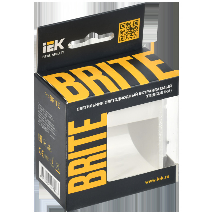 BRITE Подсветка LED встраиваемая ПЛ20-БрБ белый BRITE Подсветка LED встраиваемая ПЛ20-БрБ белый