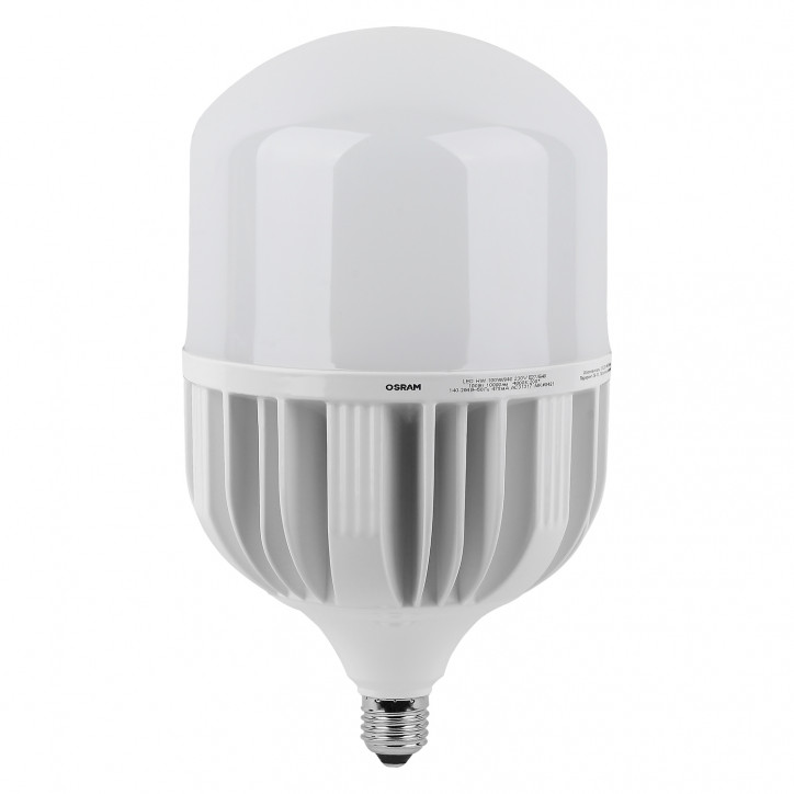 Лампа светодиодная LED HW 100Вт E27/E40 10000Лм, (замена 1000Вт), холодный белый свет OSRAM 4099854121746