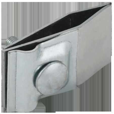 Держатель проводника круглого 6-10мм для фальца прямой h-60мм оцинкованная сталь IEK