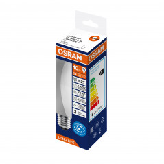 Лампа светодиодная 10Вт 806Лм 4000К Е27 свеча 170-250В OSRAM LONG LIFE