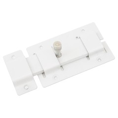 Засов Киров Секрет ЗД-02 белый плоский (20)