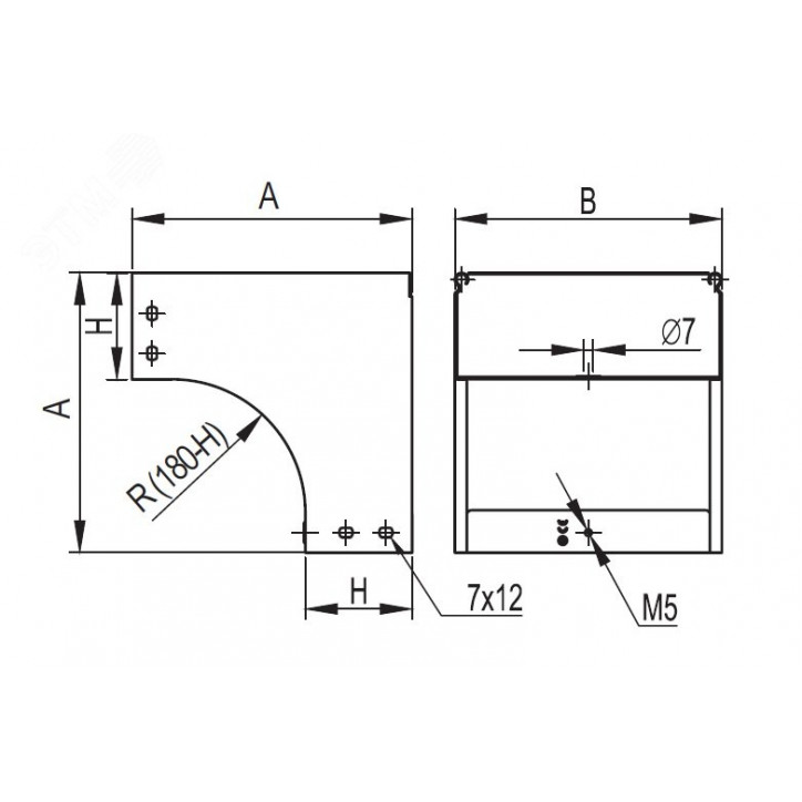 Угол CDV 90 вертикальный внешний основание 600 H80 в комплекте с крепежными элементами и соединительными пластинами Угол CDV 90 вертикальный внешний основание 600 H80 в комплекте с крепежными элементами и соединительными пластинами