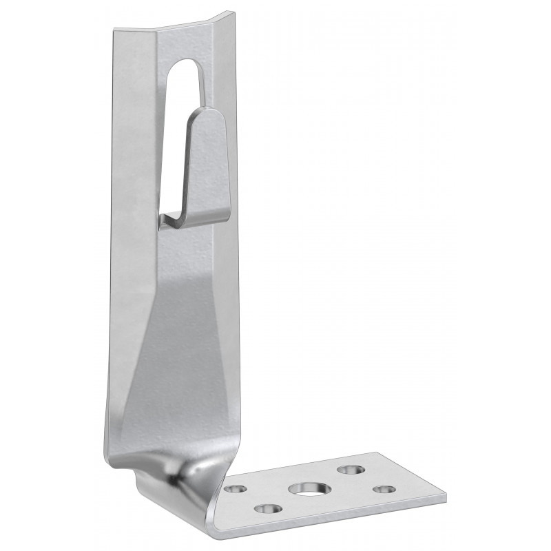 Держатель проводника круглого 6-8мм угловой скрытый h-140мм оцинкованная сталь IEK