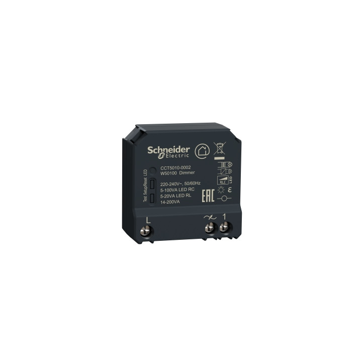 WISER МИКРОМОДУЛЬ LED-диммера универсального 5-200 Вт, ZigBee 3.0 WISER МИКРОМОДУЛЬ LED-диммера универсального 5-200 Вт, ZigBee 3.0