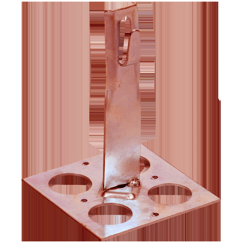 Держатель проводника круглого 6-8мм для плоской кровли h-90мм медь IEK