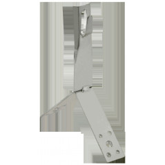 Держатель проводника круглого 6-8мм для конька h-80мм нержавеющая сталь IEK