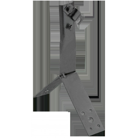 Держатель проводника круглого 6-10мм винтовой для конька h-80мм оцинкованная сталь TD IEK