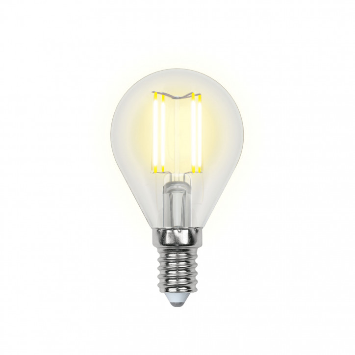 Лампа светодиодная. Форма ''шар'', прозрачная. Air. (4000K). LED-G45-7,5W/NW/E14/CL GLA01TR