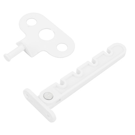 Ограничитель открывания окна (гребенка) белая (400,100,10!!!),