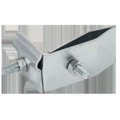 Держатель проводника круглого 6-10мм для фальца угловой h-70мм оцинкованная сталь IEK