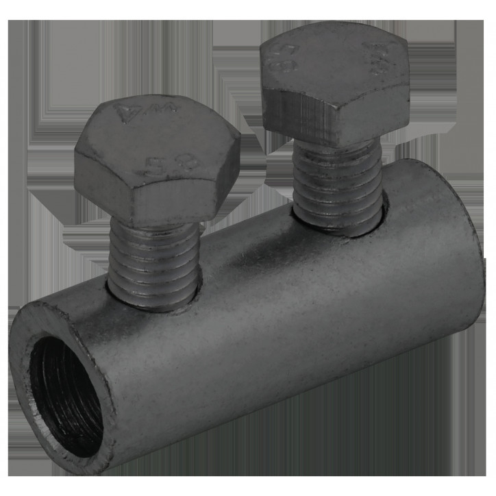 Зажим соединительный прямой пруток-пруток 6-8мм оцинкованная сталь TD IEK