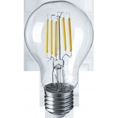 Лампа светодиодная LED 6вт Е27 белый FILAMENT