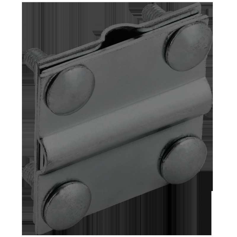 Зажим крестообразный с разделителем полоса/пруток-полоса/пруток 40/12мм оцинкованная сталь TD IEK