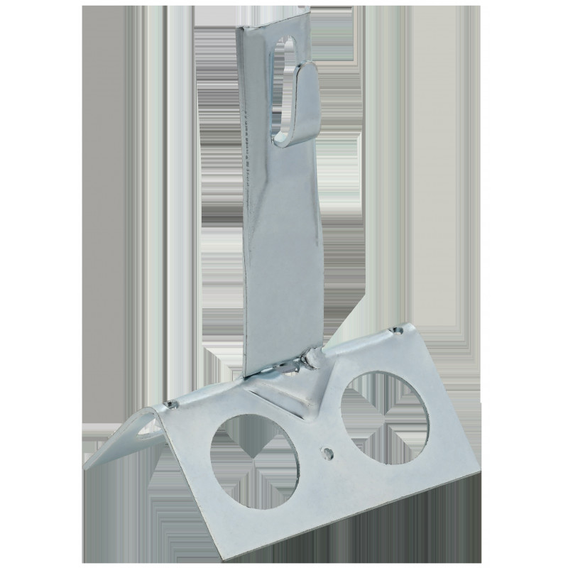 Держатель проводника круглого 6-8мм для конька широкого h-80мм оцинкованная сталь IEK