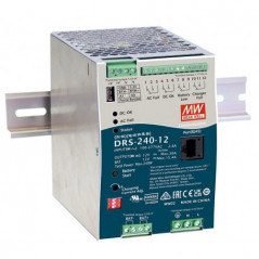 Блок питания AC-DC с функцией UPS c MODBus интерфейсом, 240Вт, вход 90-305В АС,127-431В DC, выход:12В, выход зарядного устройств