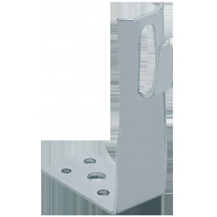 Держатель проводника круглого 6-8мм угловой h-60мм оцинкованная сталь HDZ IEK Держатель проводника круглого 6-8мм угловой h-60мм оцинкованная сталь HDZ IEK