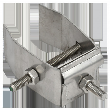 Держатель проводника круглого 6-10мм для конструкций h-70мм нержавеющая сталь IEK