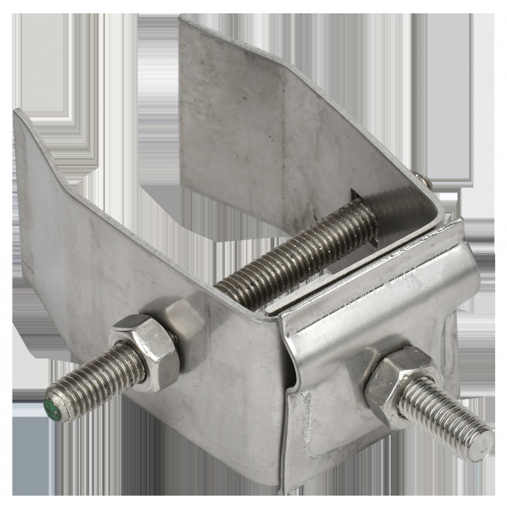 Держатель проводника круглого 6-10мм для конструкций h-70мм нержавеющая сталь IEK