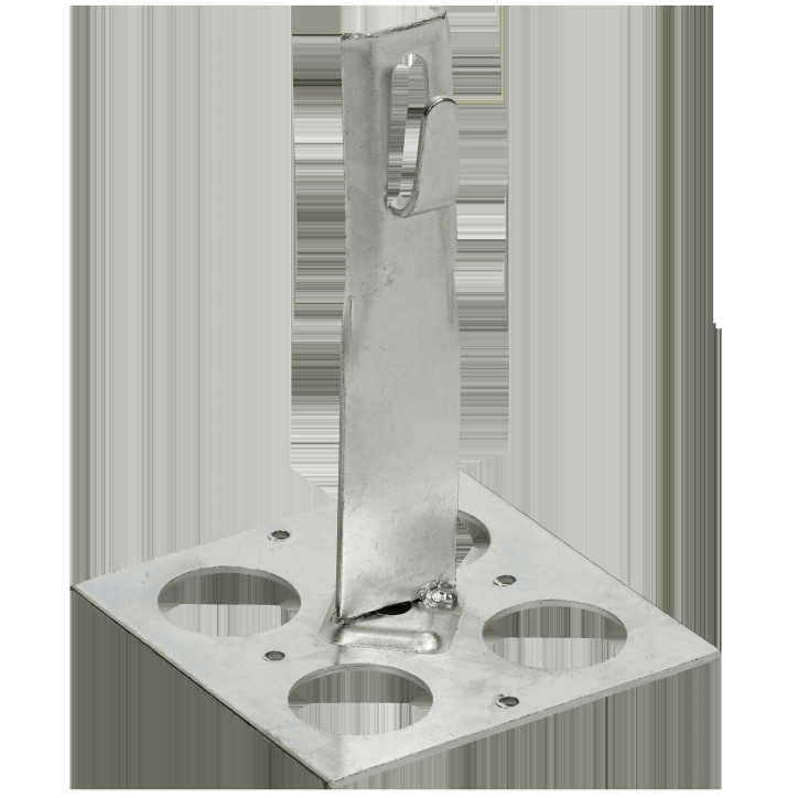 Держатель проводника круглого 6-8мм для плоской кровли h-90мм нержавеющая сталь IEK Держатель проводника круглого 6-8мм для плоской кровли h-90мм нержавеющая сталь IEK