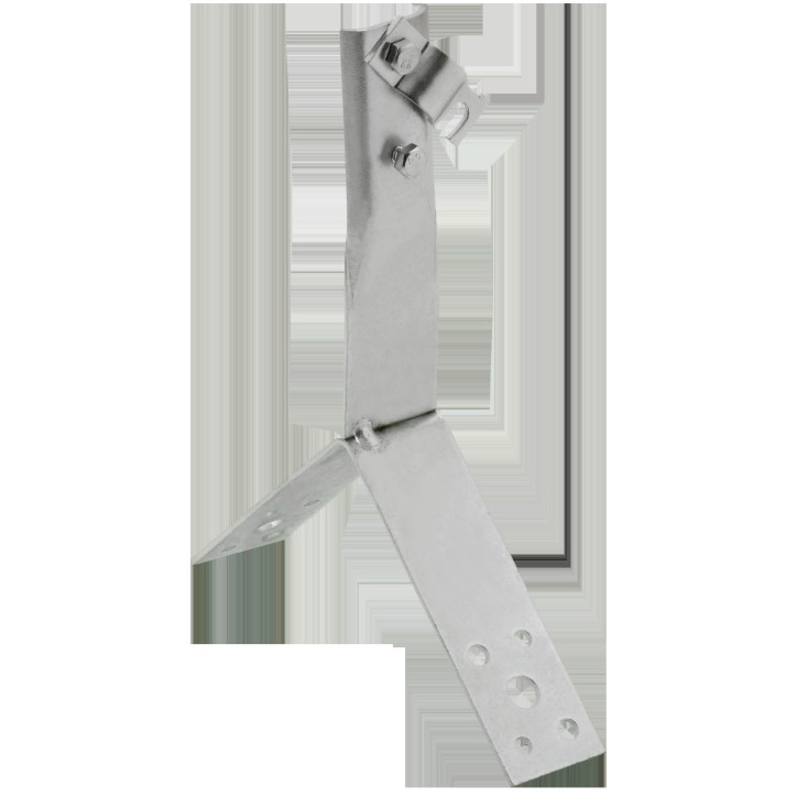 Держатель проводника круглого 6-10мм винтовой для конька h-80мм нержавеющая сталь IEK