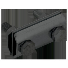 Зажим соединительный двойной сквозной пруток-пруток 8мм оцинкованная сталь TD IEK