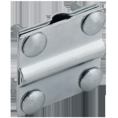 Зажим крестообразный с разделителем полоса/пруток-полоса/пруток 30/8мм оцинкованная сталь HDZ IEK