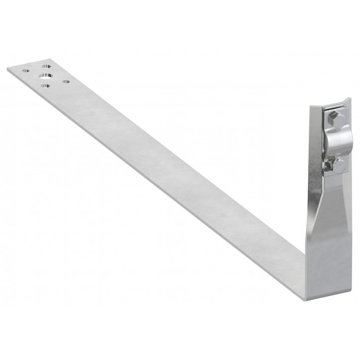 Держатель проводника круглого 6-10мм черепичная кровля L-380мм нержавеющая сталь IEK Держатель проводника круглого 6-10мм черепичная кровля L-380мм нержавеющая сталь IEK