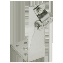 Держатель проводника круглого 6-10мм винтовой угловой h-150мм нержавеющая сталь IEK