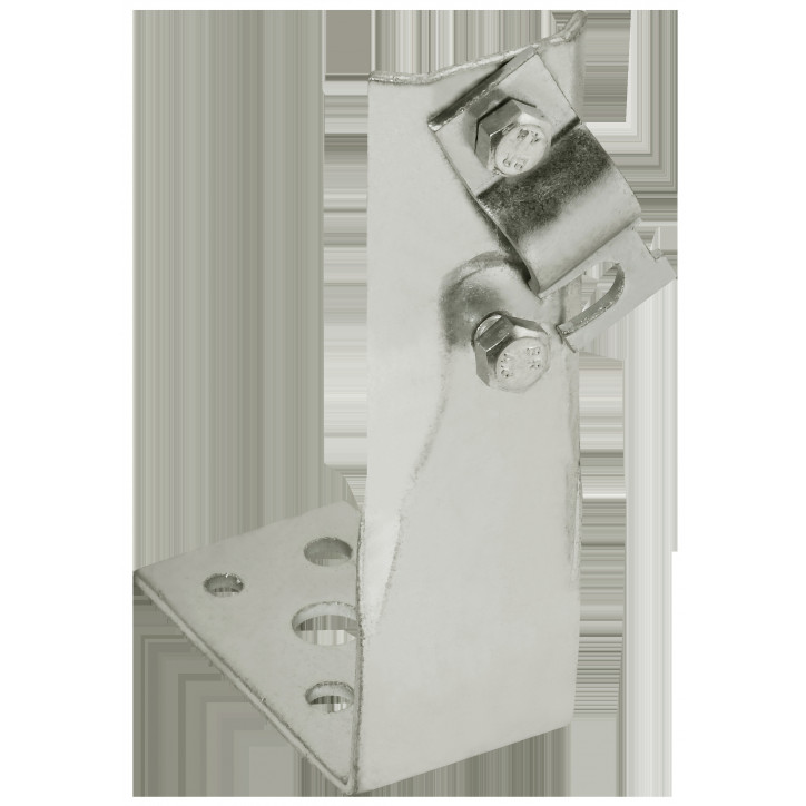 Держатель проводника круглого 6-10мм винтовой угловой h-150мм нержавеющая сталь IEK