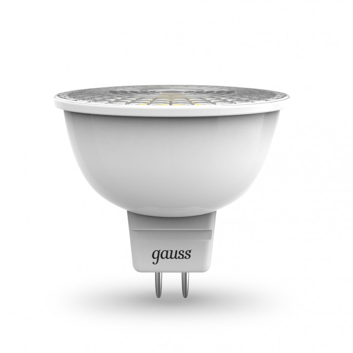 Лампа светодиодная LED 5 Вт 500 лм 3000К софит MR16 теплый GU5.3 AC 220В Black Gauss