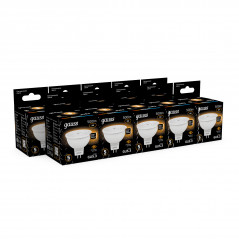 Лампа светодиодная LED 5 Вт 500 лм 3000К софит MR16 теплый GU5.3 AC 220В Black Gauss