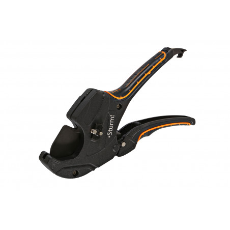 Ножницы для резки труб ПВХ 50мм с тефлоновым покрытием сталь SK5 стопорная скоба