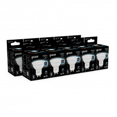 Лампа светодиодная LED 7 Вт 630 лм 4100К софит MR16 нейтральный GU10 AC 220В Black Gauss
