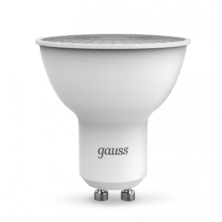 Лампа светодиодная LED 9 Вт 830 лм 6500К софит MR16 холодный GU10 AC 220В Black Gauss Лампа светодиодная LED 9 Вт 830 лм 6500К софит MR16 холодный GU10 AC 220В Black Gauss