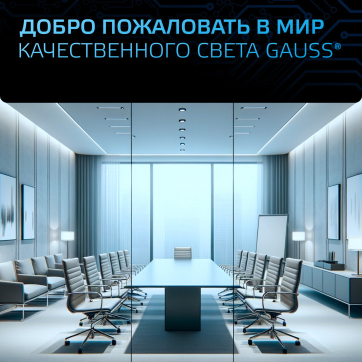 Лампа светодиодная LED 9 Вт 830 лм 6500К софит MR16 холодный GU10 AC 220В Black Gauss Лампа светодиодная LED 9 Вт 830 лм 6500К софит MR16 холодный GU10 AC 220В Black Gauss