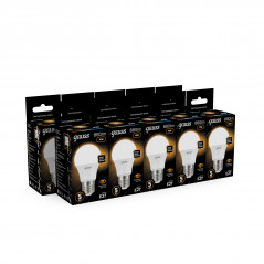 Лампа светодиодная LED 10 Вт 880 лм 3000К А60 груша теплый E27 AC 220В Black Gauss