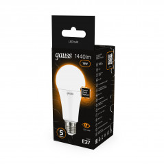 Лампа светодиодная LED 16 Вт 1440 лм 3000К А60 груша теплый E27 AC 220В Black Gauss