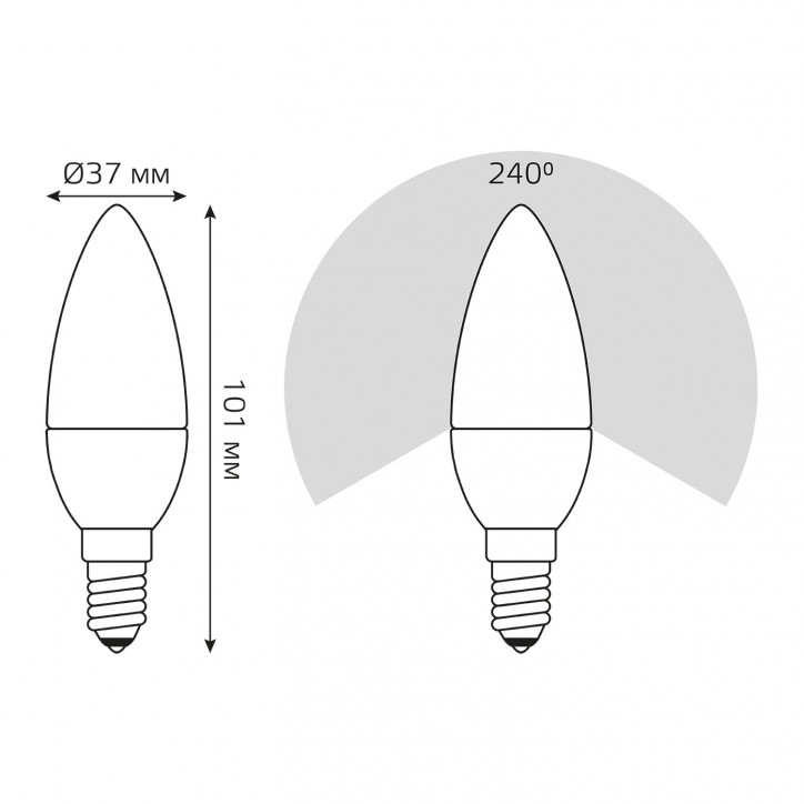 Лампа светодиодная LED 7 Вт 550 лм 4100К свеча нейтральный E14 AC 220В шаговое диммирование выключат Лампа светодиодная LED 7 Вт 550 лм 4100К свеча нейтральный E14 AC 220В шаговое диммирование выключат