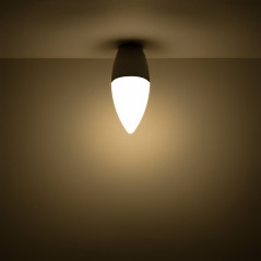 Лампа светодиодная LED 5.5 Вт 410 лм 3000К свеча теплый E14 AC 220В Basic Gauss