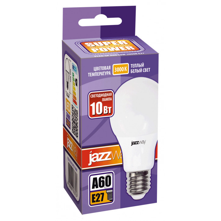 Лампа светодиодная LED 10Вт E27 230V/50Hz теплый матовая груша SP Лампа светодиодная LED 10Вт E27 230V/50Hz теплый матовая груша SP