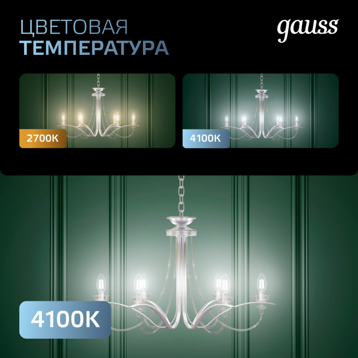 Лампа светодиодная филаментная LED 11 Вт 830 лм 4100К свеча нейтральный E14 AC 220В прозрачная колба Лампа светодиодная филаментная LED 11 Вт 830 лм 4100К свеча нейтральный E14 AC 220В прозрачная колба