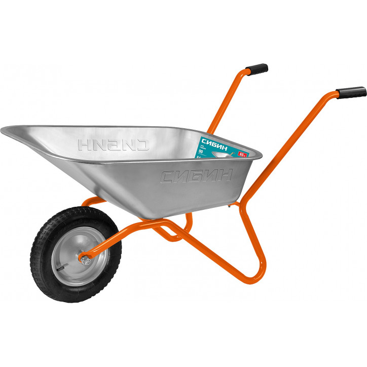 Тачка садовая, одноколесная, оцинкованная сталь, СТ-11, 65 л, 90 кг Тачка садовая, одноколесная, оцинкованная сталь, СТ-11, 65 л, 90 кг