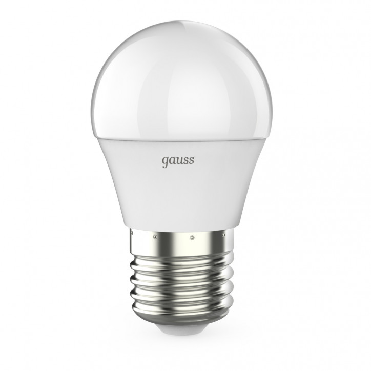 Лампа светодиодная LED 7 Вт 550 лм 4100К шар P45 нейтральный E27 AC 220В шаговое диммирование выключ Лампа светодиодная LED 7 Вт 550 лм 4100К шар P45 нейтральный E27 AC 220В шаговое диммирование выключ