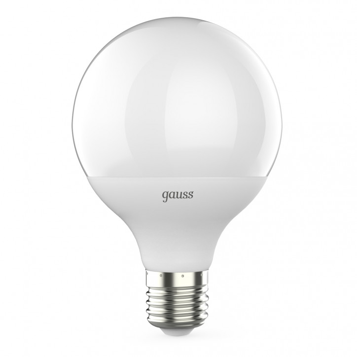 Лампа светодиодная LED 16 Вт 1540 лм 4100К шар G95 нейтральный E27 AC 220В Black Gauss Лампа светодиодная LED 16 Вт 1540 лм 4100К шар G95 нейтральный E27 AC 220В Black Gauss