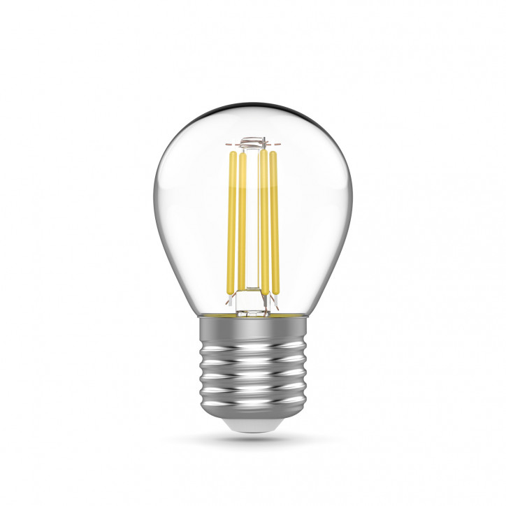 Лампа светодиодная филаментная LED 5.5 Вт 530 лм 4100К AC180-240В E27 шар P45 нейтральный (промоупак Лампа светодиодная филаментная LED 5.5 Вт 530 лм 4100К AC180-240В E27 шар P45 нейтральный (промоупак