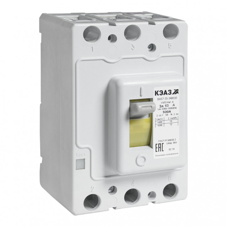 Выключатель автоматический ВА57-35-340010-100А-1250-690AC-УХЛ3 (Втычной, без панели)