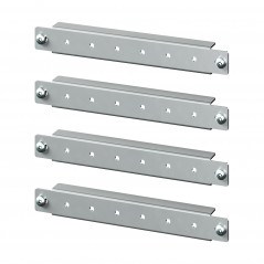 Горизонтальные дверные рейки для навесных корпусов, ширина одностворчатой двери 250 мм, 4 шт.