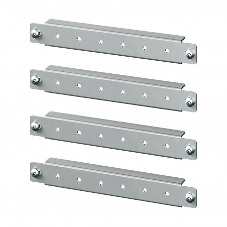 Горизонтальные дверные рейки для навесных корпусов, ширина одностворчатой двери 250 мм, 4 шт.