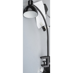 Светильник настольный светодиодный NDF-C010-6W-4K-BL-LED на струбцине черный