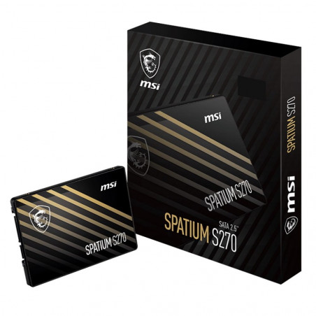 Накопитель SSD 2.5'' 480GB SPATIUM S270, SATAIII, 3D NAND, 500/450 Мб/с